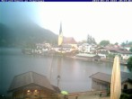 Archived image Webcam Rottach-Egern - Malerwinkel and St. Laurentius church 19:00