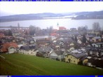 Archived image Webcam Obertrumer See - View to Seeham 07:00