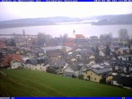 Archived image Webcam Obertrumer See - View to Seeham 09:00