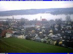 Archiv Foto Webcam Obertrumer See - Blick über Seeham 09:00