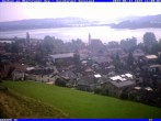 Archiv Foto Webcam Obertrumer See - Blick über Seeham 07:00