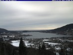 Archiv Foto Webcam Schloss Ringberg - Blick auf den Tegernsee 11:00