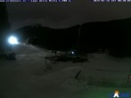 Archiv Foto Webcam Monte Cimone - Lago della Ninfa 23:00