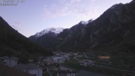 Archiv Foto Webcam Grächen - St. Niklaus 19:00
