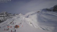 Archiv Foto Webcam Leukerbad Torrent - Rinderhütte Pisten 09:00