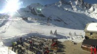 Archived image Webcam Saas Fee - Längfluh chair lift 13:00