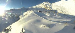 Archiv Foto Webcam Saas Fee - Längfluh Gletscher 07:00