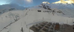 Archiv Foto Webcam Saas Fee - Längfluh Gletscher 07:00