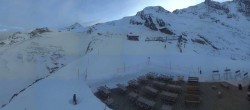 Archiv Foto Webcam Saas Fee - Längfluh Gletscher 17:00