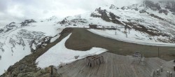 Archiv Foto Webcam Saas Fee - Längfluh Gletscher 07:00