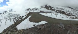 Archiv Foto Webcam Saas Fee - Längfluh Gletscher 17:00