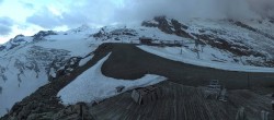 Archiv Foto Webcam Saas Fee - Längfluh Gletscher 19:00