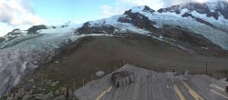 Archived image Webcam Saas Fee - Längfluh Glacier 19:00