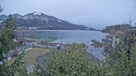 Archiv Foto Webcam Blick Fuschlsee von Hotel Waldhof 07:00