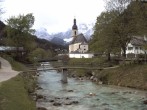 Archived image Webcam Ramsau - Berchtesgaden - View to the St. Sebastian Church 11:00