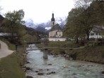 Archived image Webcam Ramsau - Berchtesgaden - View to the St. Sebastian Church 13:00