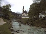 Archived image Webcam Ramsau - Berchtesgaden - View to the St. Sebastian Church 17:00