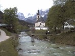 Archiv Foto Webcam Ramsau bei Berchtesgaden - Ortskirche St. Sebastian 15:00