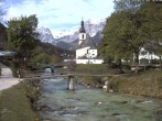 Archiv Foto Webcam Ramsau bei Berchtesgaden - Ortskirche St. Sebastian 09:00
