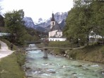 Archiv Foto Webcam Ramsau bei Berchtesgaden - Ortskirche St. Sebastian 11:00