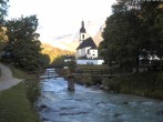 Archived image Webcam Ramsau - Berchtesgaden - View to the St. Sebastian Church 05:00