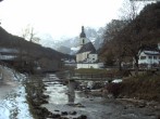 Archiv Foto Webcam Ramsau bei Berchtesgaden - Ortskirche St. Sebastian 13:00