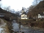 Archived image Webcam Ramsau - Berchtesgaden - View to the St. Sebastian Church 09:00