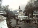 Archived image Webcam Ramsau - Berchtesgaden - View to the St. Sebastian Church 07:00