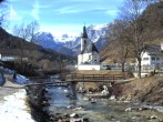 Archiv Foto Webcam Ramsau bei Berchtesgaden - Ortskirche St. Sebastian 11:00