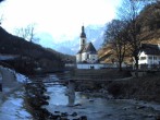 Archiv Foto Webcam Ramsau bei Berchtesgaden - Ortskirche St. Sebastian 13:00