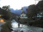 Archiv Foto Webcam Ramsau bei Berchtesgaden - Ortskirche St. Sebastian 19:00