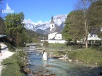 Archiv Foto Webcam Ramsau bei Berchtesgaden - Ortskirche St. Sebastian 07:00