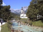 Archiv Foto Webcam Ramsau bei Berchtesgaden - Ortskirche St. Sebastian 09:00