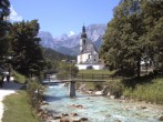 Archived image Webcam Ramsau - Berchtesgaden - View to the St. Sebastian Church 11:00