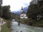 Archived image Webcam Ramsau - Berchtesgaden - View to the St. Sebastian Church 11:00