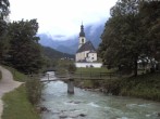 Archived image Webcam Ramsau - Berchtesgaden - View to the St. Sebastian Church 15:00