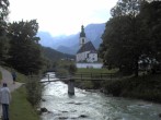 Archived image Webcam Ramsau - Berchtesgaden - View to the St. Sebastian Church 17:00