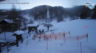 Archiv Foto Webcam Sessellift Malzat - Skigebiet Prali 02:00