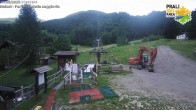 Archiv Foto Webcam Sessellift Malzat - Skigebiet Prali 19:00
