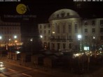 Archiv Foto Webcam Bahnhofplatz Sonneberg - Blick auf das Neue Rathaus 18:00