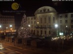 Archiv Foto Webcam Bahnhofplatz Sonneberg - Blick auf das Neue Rathaus 22:00
