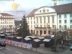 Archiv Foto Webcam Bahnhofplatz Sonneberg - Blick auf das Neue Rathaus 04:00