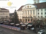 Archiv Foto Webcam Bahnhofplatz Sonneberg - Blick auf das Neue Rathaus 08:00