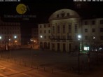 Archiv Foto Webcam Bahnhofplatz Sonneberg - Blick auf das Neue Rathaus 18:00