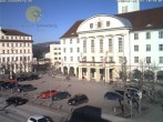 Archiv Foto Webcam Bahnhofplatz Sonneberg - Blick auf das Neue Rathaus 04:00