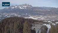 Archiv Foto Webcam St. Johann in Tirol: Bergstation Harschbichl 11:00