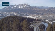 Archiv Foto Webcam St. Johann in Tirol: Bergstation Harschbichl 13:00