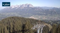 Archiv Foto Webcam St. Johann in Tirol: Bergstation Harschbichl 07:00