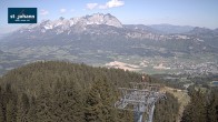 Archived image Webcam St. Johann: Top Station Harschbichl 09:00