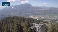 Archived image Webcam St. Johann: Top Station Harschbichl 13:00